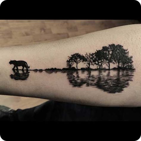 Guitar Silhouette Tattoo, Tree Guitar Tattoo, Mountain And Music Tattoo, Memorial Guitar Tattoo, Guitar Tattoo Forearm, Mens Guitar Tattoo, Guitar Nature Tattoo, Guitar Tattoo For Men Acoustic, Electric Guitar Tattoo For Men