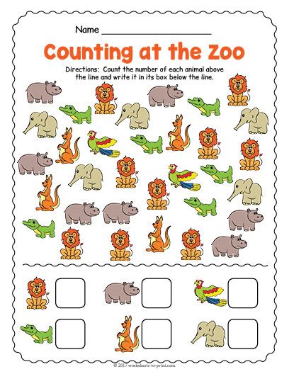 Free Printable At the Zoo Counting Worksheet Popoyo, Zoo Worksheets, Zoo Activities Preschool, Zoo Animals Preschool, Preschool Zoo Theme, Zoo Animal Art, Zoo Preschool, Counting Worksheet, Zoo Activities