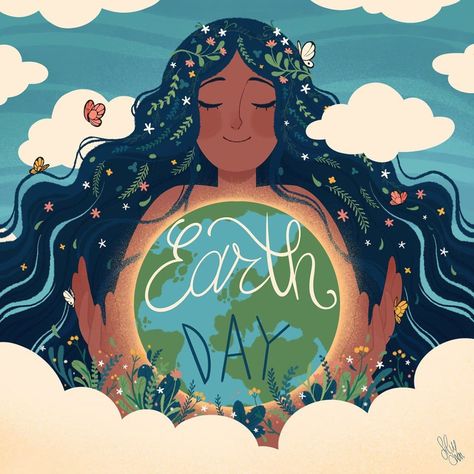 Save Mother Earth Poster, Environmentalist Art, Earth Art Drawing, World Environment Day Posters, Earth Day Pictures, Earth Day Images, Earth Day Drawing, Mother Earth Art, Earth Day Posters