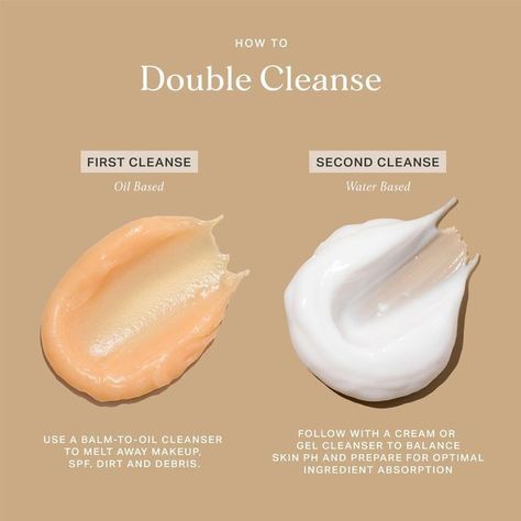 Scrub Routine, Water Based Cleanser, Face Cleansing Routine, Double Cleanser, Double Cleanse, Skin Facts, Pimples Overnight, Skin Advice, Oil Based Cleanser