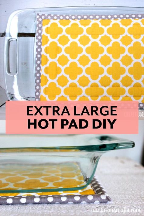 Heirloom Sewing, Hot Pads Diy, Large Hot Pad, Hot Pads Tutorial, Crafts Sewing Projects, Bazaar Ideas, Hot Pad, Easy Sewing Projects, Sewing Gifts