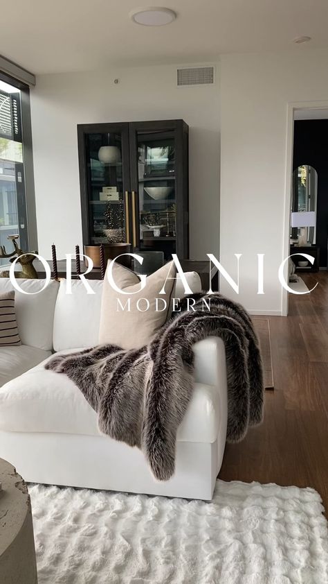 Carmel Recessed Square Arm … curated on LTK Acapulco, Faux Fur Throw Blanket Living Rooms, Blanket On The Sofa, Ltk Home Decor, Sofa Throws Styling, Organic Modern Living Room Decor, Black Coffee Table Living Room, Black And Cream Living Room, Transitional Home Style