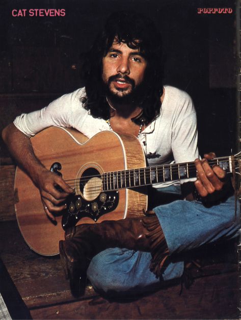 Cat Stevens Poster, Cat Stevens, Neo Soul, Fashion Icons, Aerosmith, Music Legends, The Beatles, Rock And Roll, Rocker