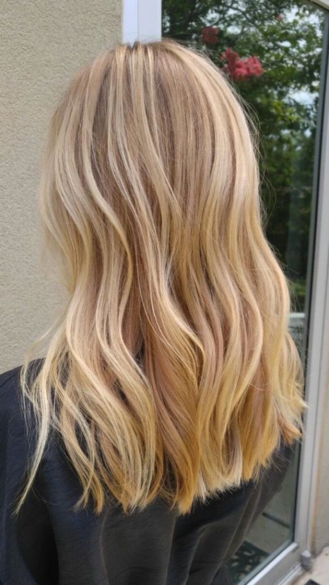 hair bronde balayage #makeuplooks #makeupideas Rich Blonde Aesthetic, Neutral Blonde Hair, Warm Blonde Hair, Blonde Hair Transformations, Summer Blonde Hair, Kadeřnické Trendy, Vlasové Trendy, Dyed Blonde Hair, Dirty Blonde Hair