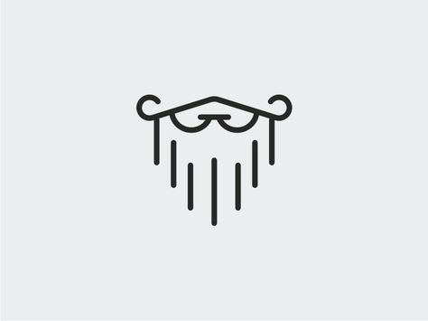 Beard Cartoon, Beard Logo Design, Beard Styles Shape, Cb 750 Cafe Racer, Beard Illustration, Beard Drawing, Curly Beard, Beard Logo, Stubble Beard