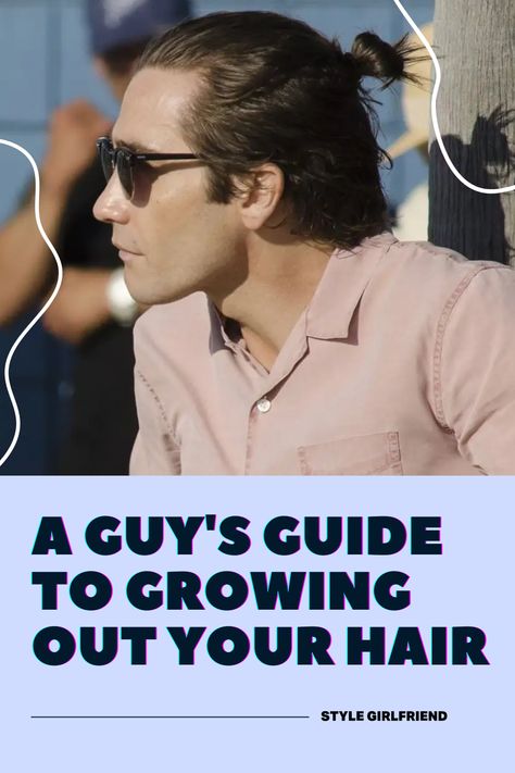 Are you a guy thinking about growing out your hair? Then this is the men’s grooming guide for you! Click here for men’s long hairstyles and grooming tips for men with long hair. Short To Long Haircut Men, Men Growing Hair Out, Hair Growing Hairstyles, Mens Haircut Growing Out, Haircut For Growing Out Hair Men, Growing Hair Out Hairstyles Men, Grow Out Mens Hair, Stages Of Growing Out Hair, Chin Length Mens Hair