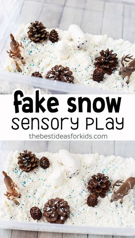 Kid Christmas Craft Ideas, Bear Process Art Preschool, Toddler Craft Ideas Winter, Childcare Christmas Room Ideas, Diy Snow Sensory Bin, Sensory Table Christmas Ideas, Sensory Bin For School Age, Xmas Messy Play Ideas, Christmas Daycare Room Ideas