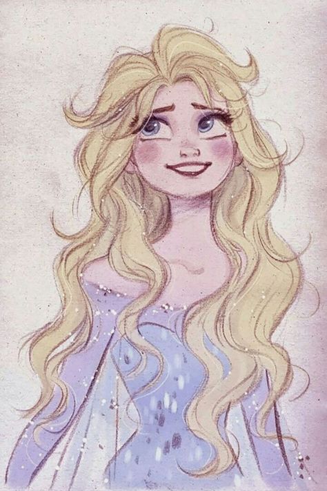 Frozen Disney, 디즈니 �캐릭터, Prințese Disney, Karakter Disney, Princess Drawings, Disney Sketches, 캐릭터 드로잉, Pinturas Disney, Arte Disney