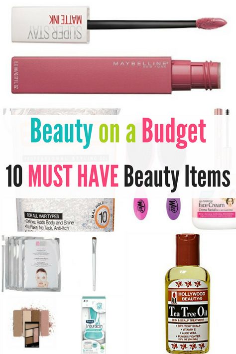 Are you on a tight budget? Maybe you just don't like to spend a ton of money on beauty products? These beauty budget haves will give you the most bang for your buck. Lipstick that lasts forever, the best gel for curly or wavy hair, the best razor (no more razor burn!) and more! #beautyonabudget #budgetbeautytips #budgetbeautyproducts Best Razor, Beauty On A Budget, Personal Finance Printables, Affordable Beauty Products, Budget Advice, Razor Burn, Budget Beauty, Best Money Saving Tips, Living On A Budget