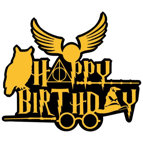 Harry Potter Stick, Harry Potter Theme Cake, Imprimibles Harry Potter Gratis, Happy Birthday Harry Potter, Bolo Harry Potter, Happy Birthday Clip Art, Harry Potter Theme Birthday, Imprimibles Harry Potter, Harry Potter Font