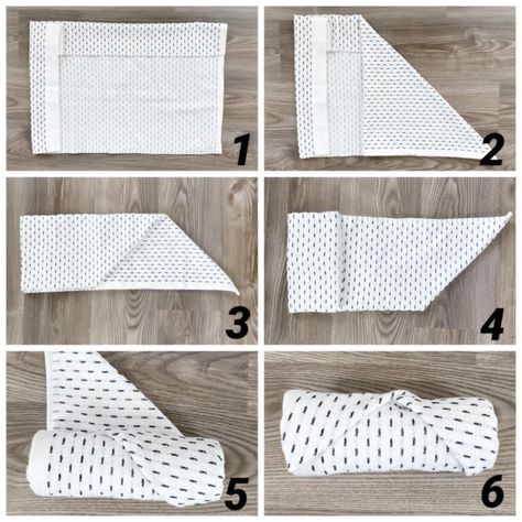 2 Pretty Ways to Fold Your Towels » How To Fold Hand Towels, Folding Bath Towels, How To Roll Bath Towels, Hand Towel Folding, Towel Folding Ideas, Fold Hand Towels, Fancy Towels, Folding Towels, Bathroom Towel Decor