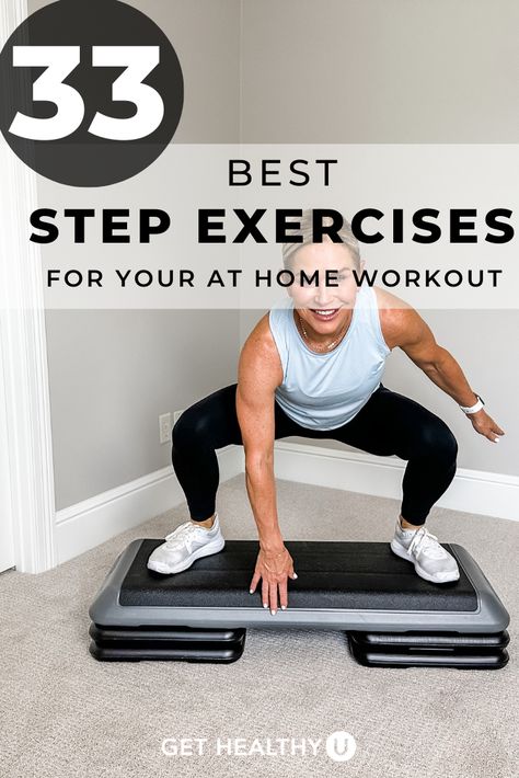 Steeper Exercise, Cardio Step Exercises, Step Training Exercise, Aerobic Stepper Exercises, Stepper Exercises Workouts, Stepping Exercises Workouts, Step Up Box Workout, Step Aerobics Workouts, Home Stepper Workout