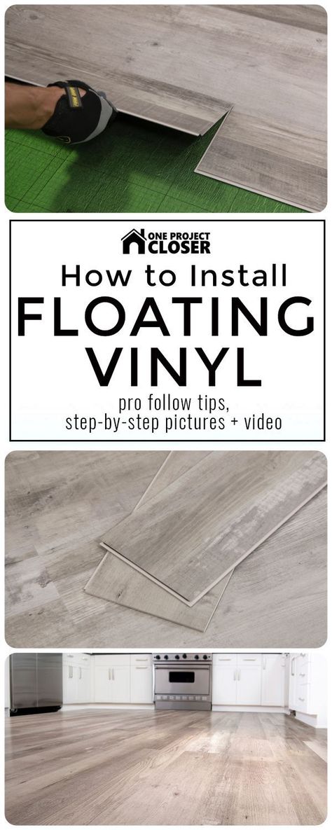 Floating Vinyl Flooring, Photo Installation, Small Basement Remodeling, Basement Plans, Floating Floor, Home Remodeling Diy, Basement Renovations, Vinyl Plank Flooring, Floor Installation