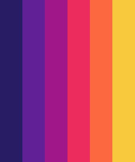 Rocky Sunset Color Palette Pop Color Palette Colour Schemes, Trippy Color Scheme, Pop Colors Palette, Trippy Color Pallete, Retro Pop Art Color Palette, Trippy Colour Palette, 90s Party Color Scheme, Colourful Color Palette, Pop Art Colors Palette