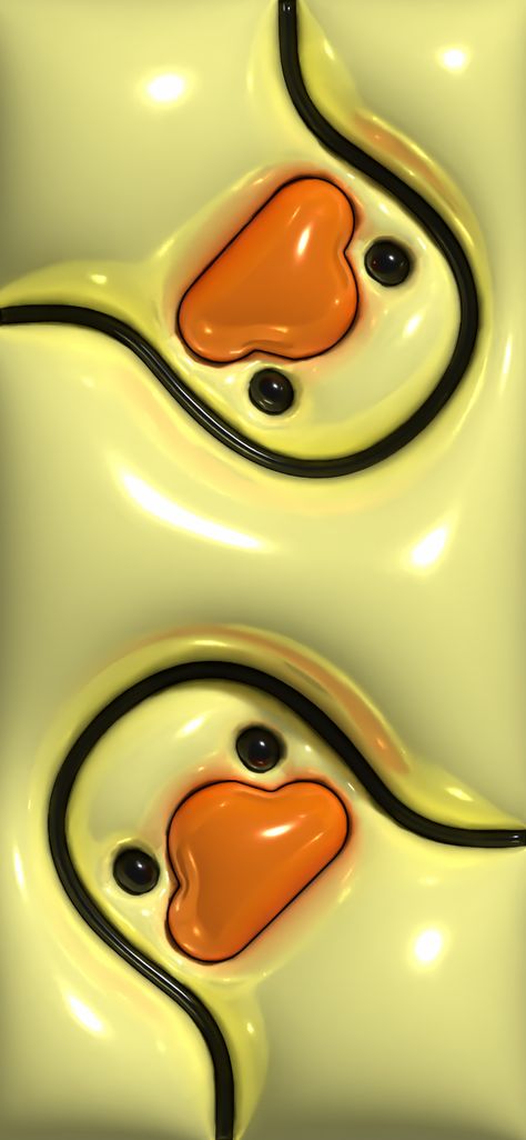 Duck 3d Wallpaper, Wallpapers 3d Backgrounds, 3d Duck Wallpaper, Green Puffy Wallpaper, 3d Wallpaper Backgrounds, Duck Background, Neat Wallpapers, 3d Wallpaper Yellow, Iphone Wallpaper 3d