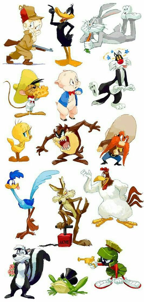 Inappropriate Cartoon Characters, Looney Tune Tattoos, Loney Toones Tattoos, Roadrunner Looney Tunes, Toon Characters, Looney Tunes Wallpaper, Loony Tunes, Old Cartoon Characters, ポップアート ポスター