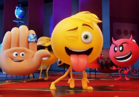 5 Valuable Lessons On Emotions Both Kids & Parents Can Learn From 'The Emoji Movie' The Emoji Movie, Animated Movie Posters, Emoji Characters, Emotions Cards, Emoji Movie, The Emoji, Kids Coloring Book, Cartoon Photo, Real Moms