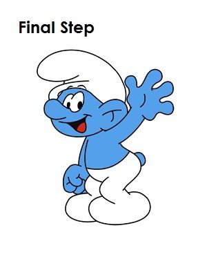 How to Draw a Smurf Smurfs Drawing, Mickey Mouse Images, Bambi Disney, Cartoon Character Tattoos, Disney Drawings Sketches, Disney Cats, Morning Cartoon, Puppet Crafts, Kids Tv