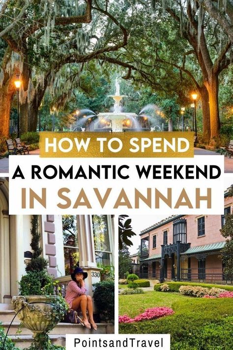 How to Spend a Romantic Weekend in Savannah. This is the most romantic things to do in Savannah GA, How to spend a romantic weekend in Savannah, #Savannah #Georgia United States Travel Destinations, Come Along With Me, Couples Travel, North America Travel Destinations, Southern States, Georgia Travel, Romantic Things To Do, Usa Cities, Visit Usa
