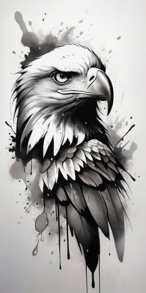 Eagle Sketch Pencil, Eagle Head Tattoo Design, Head Tattoo Design, Eagle Head Tattoo, Arm Tattoos Drawing, Lion Art Tattoo, Hawk Tattoo, Chicano Tattoos Sleeve, Eagle Drawing