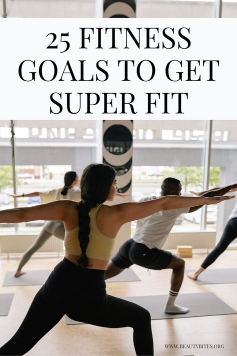 A list of 25 goal ideas for health and fitness to get fit in the next year. If you always set goals, but never follow through these actionable examples for fitness goals can transform your body and mind! Women’s Fitness Inspiration, Exercise Goals Ideas, Workout Goals For Women, Healthy Goals Ideas, Womens Fitness Goals, Health Goals List, Large Glutes, Fitness Goal Ideas Women, Gym Goals For Women