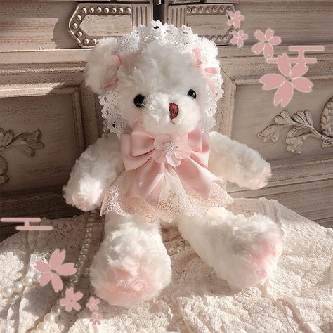 Emily Core, Rosa Shocking, Bear Bag, Tout Rose, Kawaii Bag, Soft Pink Theme, Handmade Plush, Pink Vibes, Pink Girly Things