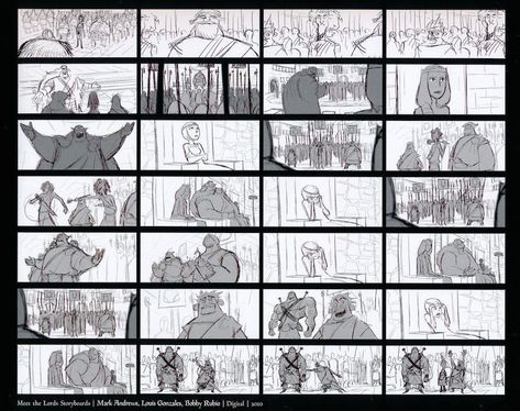 Brave Pixar, Storyboard Film, Storyboard Examples, Storyboard Design, Laika Studios, Storyboard Drawing, People Cartoon, Storyboard Ideas, Pencil Test