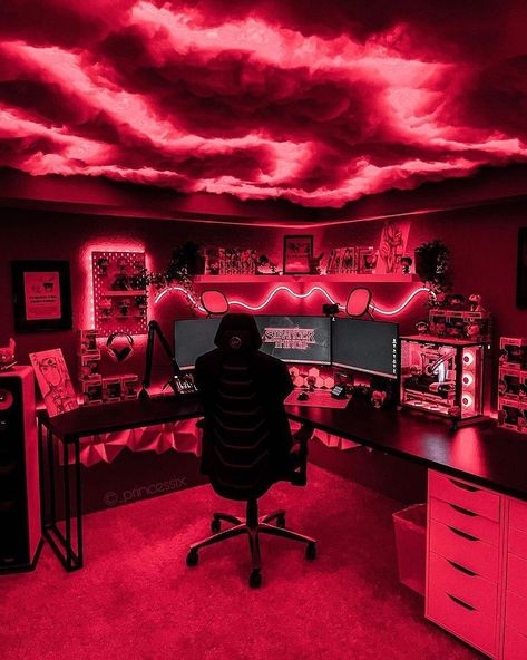 Dope Room, Games Room Inspiration, Gaming Bedroom, Gamer Bedroom, Small Game Rooms, Swag Outfit, Best Gaming Setup, Gamer Setup, Gamer Room Decor