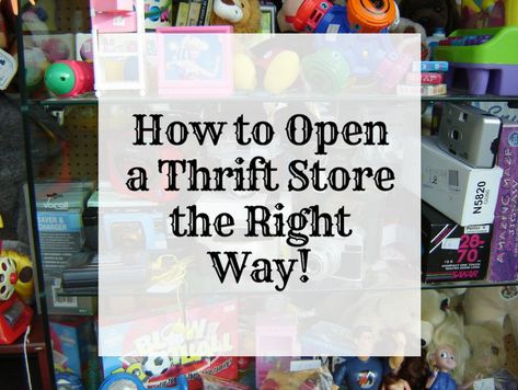 Everyone, whether they admit it or not, shops at thrift stores. Why not open your own? Learn how to to open a thrift store the right way! Consignment Store Organization, Thrift Store Storage Ideas, 2nd Hand Store Ideas, Thrift Store Layout Display Ideas, Consignment Shop Ideas, Consignment Tips, Garage Boutique, Thift Store, Thrift Store Crafts Upcycling