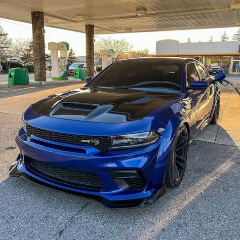 Blue Hellcat Charger, Hell Cat Charger, Custom Dodge Charger, Bmw Outfit, Bmw Offroad, Hellcat Charger, Bmw Old, Dodge Charger Srt Hellcat, Charger Hellcat