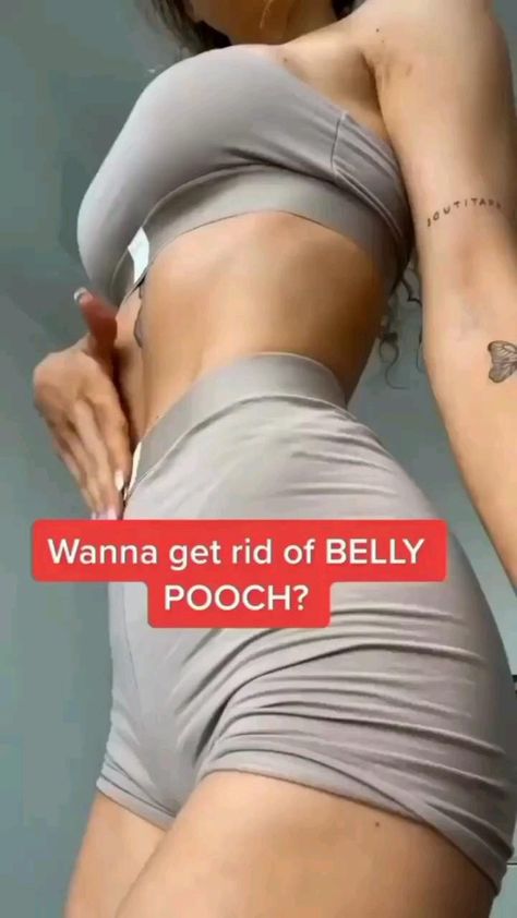 Get Rid Of Belly Pooch, Girl Workout Routine, Small Waist Workout, Latihan Yoga, Belly Pooch, Month Workout, Tummy Workout, Basic Workout, Workout For Flat Stomach