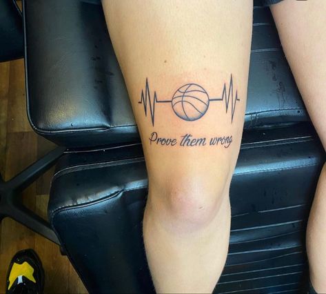 Volley Ball Tattoo Design, Small Basketball Tattoos Simple, Tattoo Ideas For Men Athletes, Tattoos For Basketball Players, Tattoo Ideas For Men Basketball, Basketball Related Tattoos, Basketball Tatoos Men, Sports Tattoos Women, Basketball Tattoos Ideas For Women