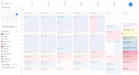 How to organize your life with Google Calendar - Sunday Rainday | Google calendar, Calendar organization, Google calender Organisation, Business Planner Organization, Google Calender, Google Agenda, Apple Calendar, Best Weekly Planner, Work Calendar, Calendar App, Calendar Organization