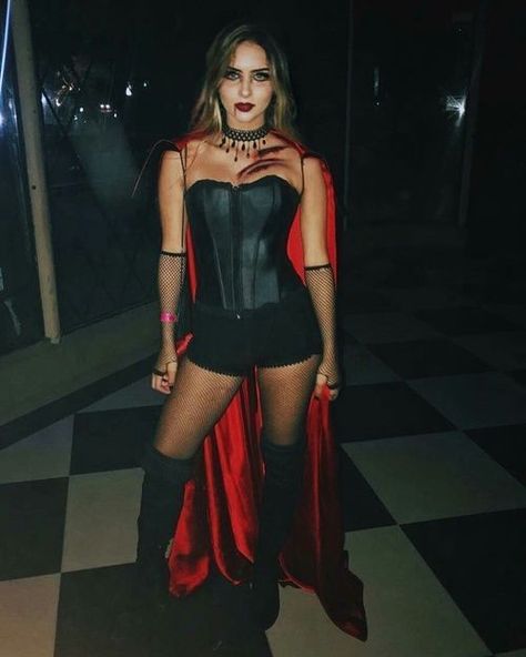 CUTE WOMENS HALLOWEEN COSTUME | VAMPIRE COSTUME Vampire Costume Women, Vampire Costume Diy, Halloween Custumes, Kostuum Halloween, Vampire Halloween Costume, Halloween Party Outfits, Hot Halloween Outfits, Halloween Coustumes, Haloween Costumes