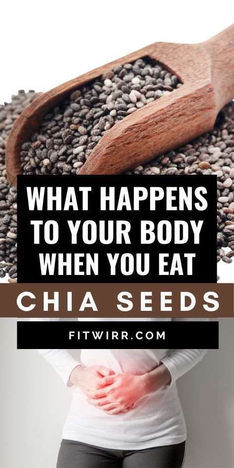 Chia seeds are tiny seeds that come with full of health benefits. They are rich in dietary fiber and omega 3 fatty acids. Because they expand in liquids and become gel like, you can make chia pudding, chia oatmeals, and even chia fruit spread without having other binding ingredients. It's also one type of seeds those looking to lose weight and burn fat love to add in their clean diet. Here are some of the amazing benefits of chia seeds and what really happens to your body when you eat them. Chia Seed Breakfast, Benefits Of Chia Seeds, Benefits Of Chia, Soak Chia Seeds, Chia Benefits, Pudding Chia, Fruit Spread, Seeds Benefits, Chia Seeds Benefits