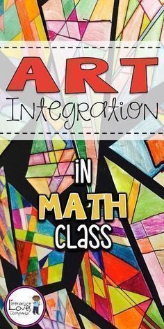 Take your geometry lesson up a notch by integrating the arts. This colorful geometry lesson is sure to engage your students and brighten up your classroom. Math College, Math Art Projects, Classe D'art, Geometry Lessons, Arts Integration, Fourth Grade Math, Ecole Art, Math Projects, Third Grade Math