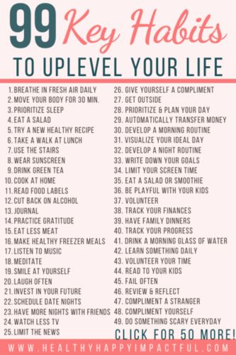 List Of Habits, Tiny Habit, Life Changing Habits, Habits Of Successful People, Changing Habits, Healthy Routine, Healthy Smoothie, Daily Habits, Self Care Activities