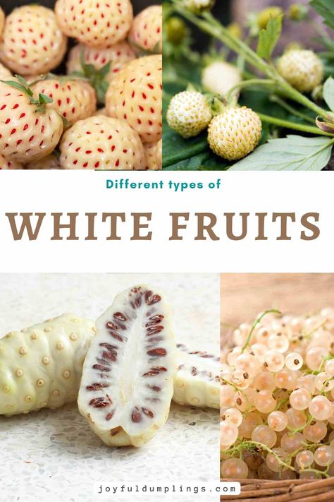 white fruits White Fruits And Vegetables, Types Of White, White Fruit, Cooking 101, Learn To Cook, Find Recipes, Different Types, Health Benefits, How Many