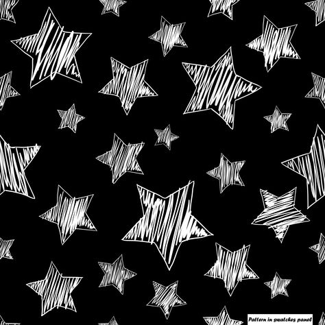 Black Desktop Background, White Black Background, Draw Hand, Star Overlays, Fabric Factory, Concept Background, Black And White Stars, Graphic Template, Background Drawing