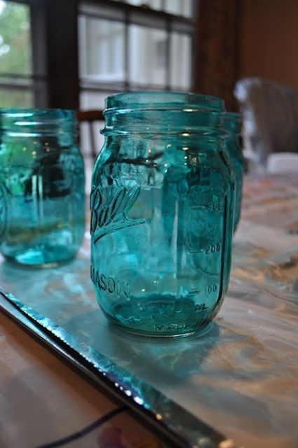 Tinted mason jars are my favorite thing to decorate with in my coastal home. The blue tint makes the mason jar look like it came straight out of the ocean! Here are the materials you will need and steps on how to tint mason jars in no time! Mason Jar Crafts, Mason Jar Projects, Using Modge Podge, Tinted Mason Jars, Blue Mason Jars, Elmer's Glue, Mason Jar Crafts Diy, Modge Podge, Jar Diy