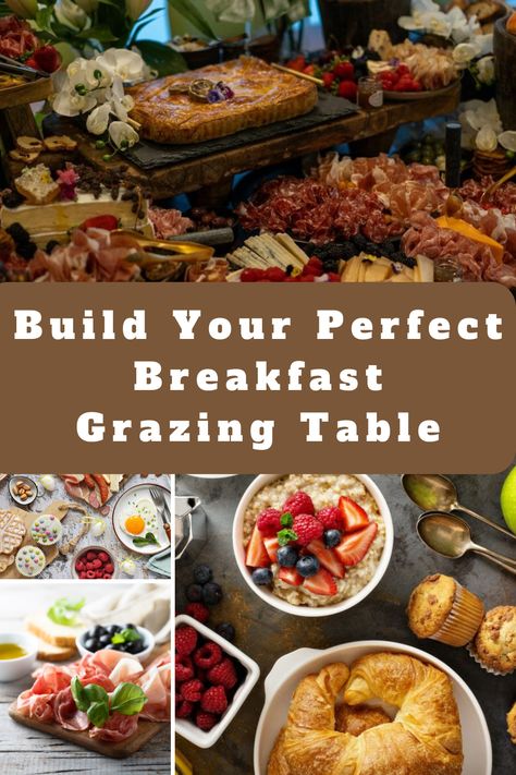 Wake up to a delicious start with our guide to creating the perfect breakfast grazing table. 🍓☕ #breakfastgrazingtable #yum #morningvibes #breakfastgrazingtable #brunchgoals #breakfastideas #grazingtable #breakfastspread #foodie #grazingtablegoals #breakfastofchampions #brunchlife #grazingtableinspo #yum #morningvibes #breakfastlover Brunch Buffet Display, Grazing Table Brunch Ideas, Quiche Display Brunch Party, Brunch Display Buffet Tables, Charcuterie Breakfast Table, Christmas Breakfast Grazing Board, Breakfast Charcuterie Grazing Table, Brunch Table Setting Buffet Breakfast, Easter Brunch Grazing Table