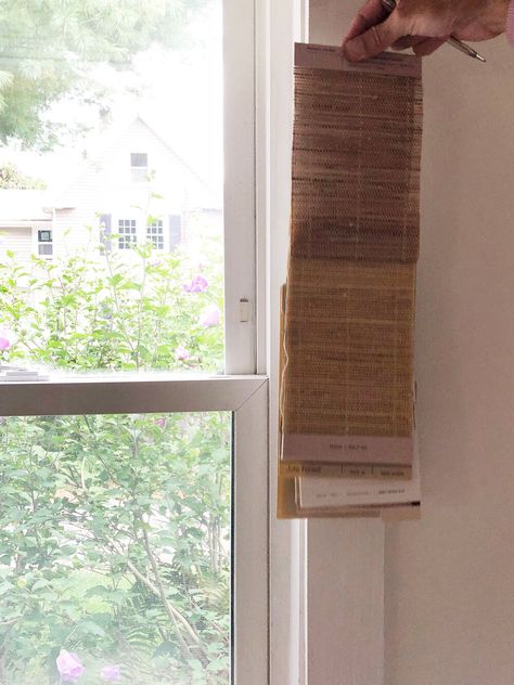 Our Hunter Douglas Window Shades in Partnership with Innuwindow Hunter Douglas Shades, Upstairs Landing, Landing Area, Woven Wood Shades, Woven Shades, Hunter Douglas, Woven Wood, Iphone Pictures, Wood Shades