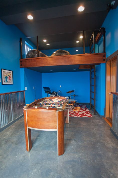 Teenage Games Room, Game Room Garage Conversion, Garage Conversion Games Room, Garage Turned Game Room, Garage To Game Room Ideas, Shed Game Room Ideas, Garage Makeover Game Room, Garage Game Room Converted, Garage Turned Into Family Room