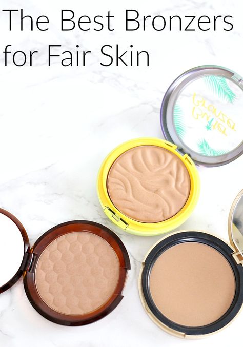 The Best Bronzers for Fair Skin Best Highlighter For Fair Skin, Blush For Fair Skin, Pale Princess, Bronzer For Fair Skin, Wedding Makeup For Fair Skin, Makeup For Fair Skin, Drugstore Bronzer, Fair Skin Makeup, Best Bronzer