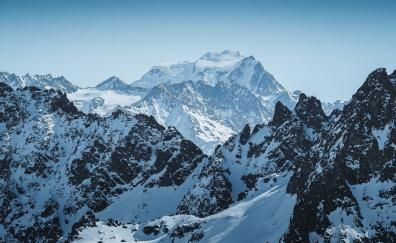 Mont Blanc, Switzerland Alps, Mountains Aesthetic, Monte Fuji, 4k Wallpapers For Pc, Mountain Background, 2160x3840 Wallpaper, Free Background Images, Snowy Mountain