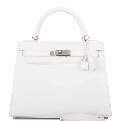 White Hermes Kelly, Hermes White Bag, White Hermes Bag, White Kelly Bag, Hermes Kelly White, White Birkin Bag, White Birkin, Brandname Bag, University Bag