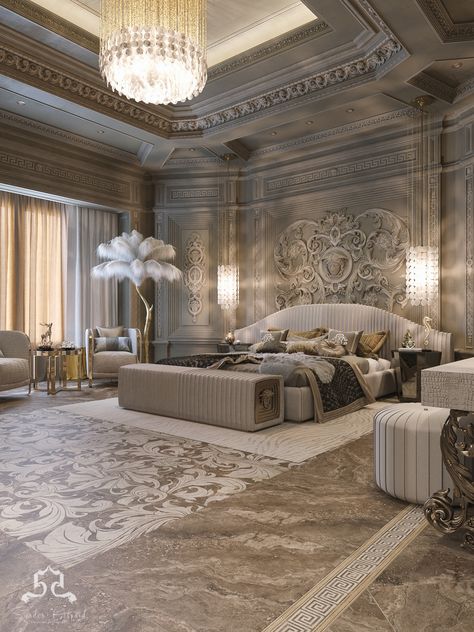 versace & cavalli style on Behance Bilik Tidur Lelaki, تصميم داخلي فاخر, تصميم للمنزل العصري, Luxury Bedroom Design, Bilik Tidur, Luxurious Bedroom, Luxury Bedroom Master, Mansion Interior, Luxury Rooms