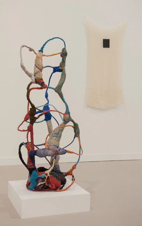 Tela, Systems Art, Lorraine, Encaustic Art, Multimedia Sculpture, Rope Sculpture, Soft Sculpture Art, Fiber Sculpture, Textile Sculpture