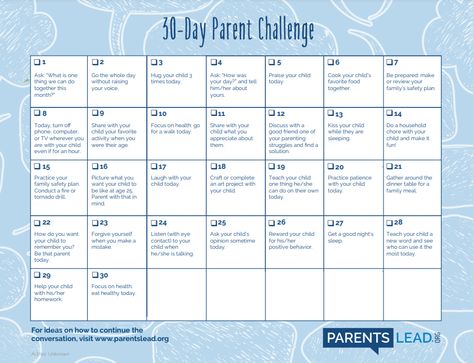 30 Day Family Challenge, 30 Day Parenting Challenge, Family Challenge, Parenting Challenge, Challenges To Do, Aesthetic Girly, Relationship Challenge, Future Children, Positive Habits