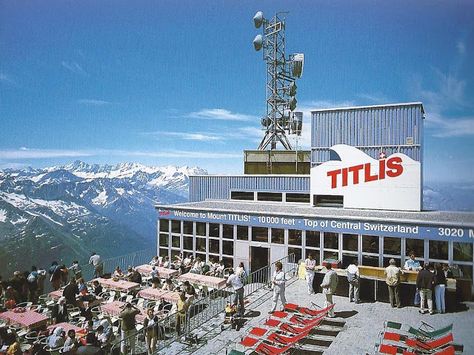 Mount Titlis (10,623.36 ft) is a mountain in the Urner Alps of Switzerland. It is located on the border between the cantons of Obwalden & Berne in Switzerland, overlooking Engelberg & is famous as the site of the world's first revolving cable car. The cable car system connects Engelberg to the summit of Klein Titlis (10,623.36 ft) through the three stages of Gerschnialp (4,140 ft), Trübsee (5,892 ft) & Stand (7,966 ft). At Klein Titlis, it is possible to visit an illuminated glacier cave. Engelberg, Glacier Cave, Mount Titlis, Travel Switzerland, Germany Trip, Beautiful Switzerland, On The Border, Cable Car, Western Europe